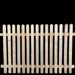 Dunmow Round Top Picket/Palisade Panel