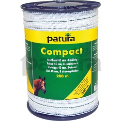 Earlswood - Polytape 40mm_ 8-strand,0.16mm,white-green_ 200m
