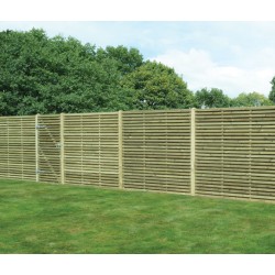 Superior Double Slatted Panel 1.8m - SDS180