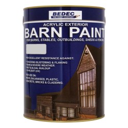 Bedec Barn Paint Light Grey Semi Gloss
