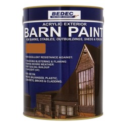 Bedec Barn Paint Medium Oak Semi Gloss