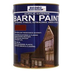 Bedec Barn Paint Tile Red Semi Gloss