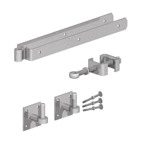 FG Adjustable Hinge Set/Hooks on Plate 18