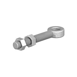 Adjustable Field Gate Eyewith 2 nuts/20mm GALV 10.75