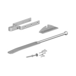 Fieldgate Spring Fastener Set, central catch, 600mm