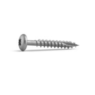 DuraPost Pan Head Timber Screws (Bag of 10) | 4 X 40mm 4 X 40MM Ruspert Silver