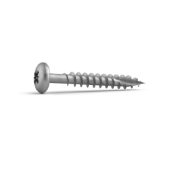 DuraPost Pan Head Timber Screws (Bag of 10) | 4 X 40mm 4 X 40MM Ruspert Silver