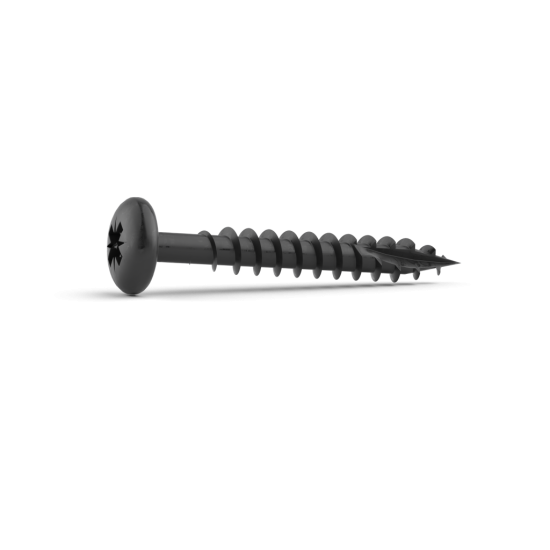 DuraPost Pan Head Timber Screws (Bag of 10) | 4 X 40mm Anthracite Grey