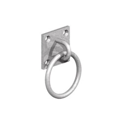 GM Rings on Plate 2x2in 50X50mm Galv