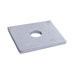 Square Plate Washers - Zinc M10 x 40 x 40 x 3