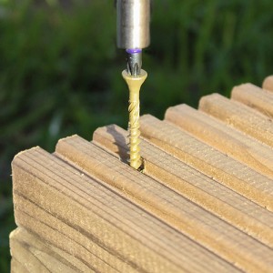 C2 Decking Timber Screws Green 4.5x75 Tub of 250 TX20