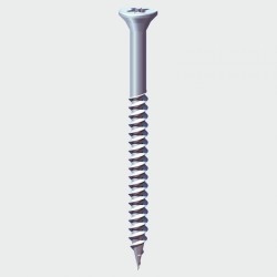 Twin woodscrew PZ2 CSK-BZP 8x¾ 200/Box