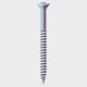 Twin Woodscrew PZ2 CSK BZP 8x1 1/2 Box of 200